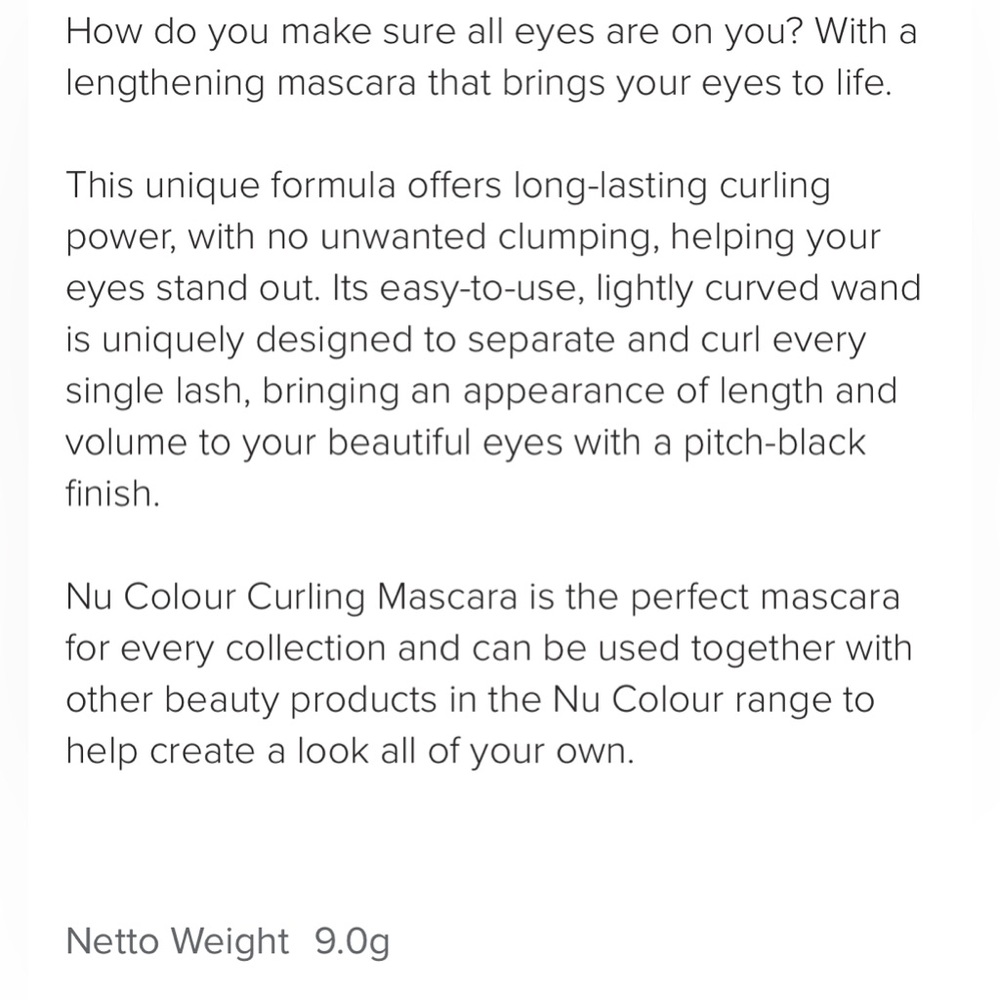 Nu Colour LightShine Curl & Lash Mascara - Picture 8 of 16